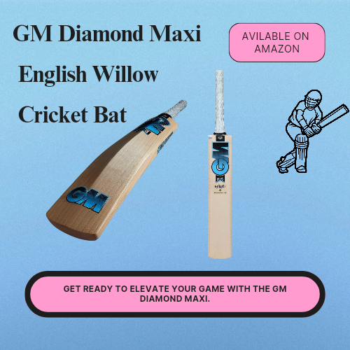 GM Diamond Maxi English Willow Cricket Bat