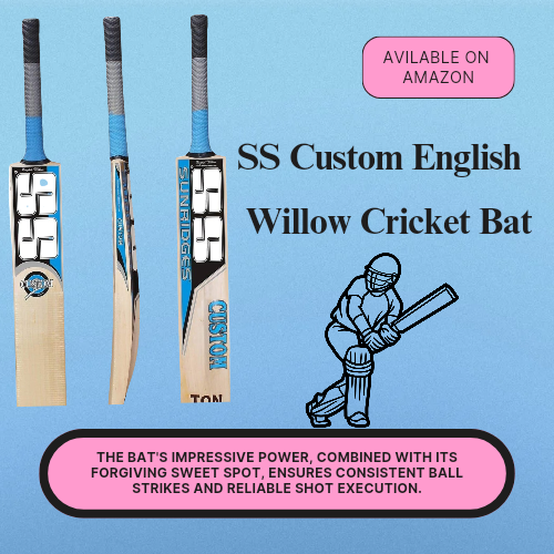 SS Custom English Willow Cricket Bat​